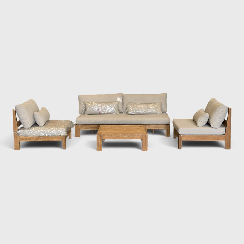 Freedom Cannes 4 Piece Outdoor Set - Natural