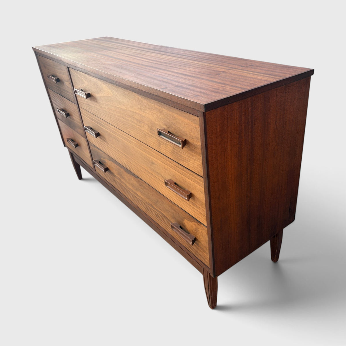 Mid-Century 6 Drawer Lowboy