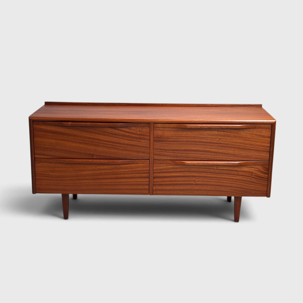 Mid-Century Solid Mahogany Lowboy