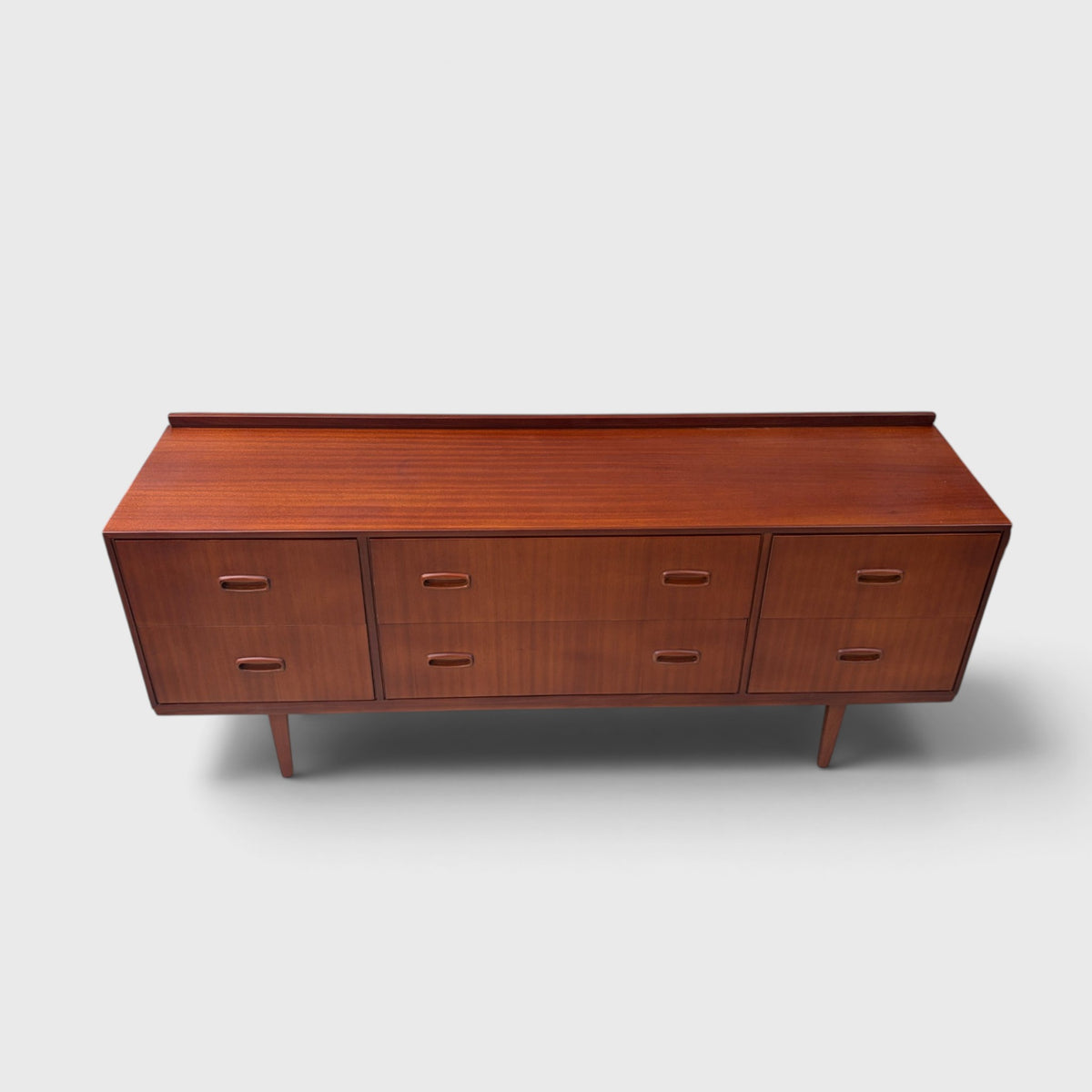 Mid Century 6-Draw Lowboy