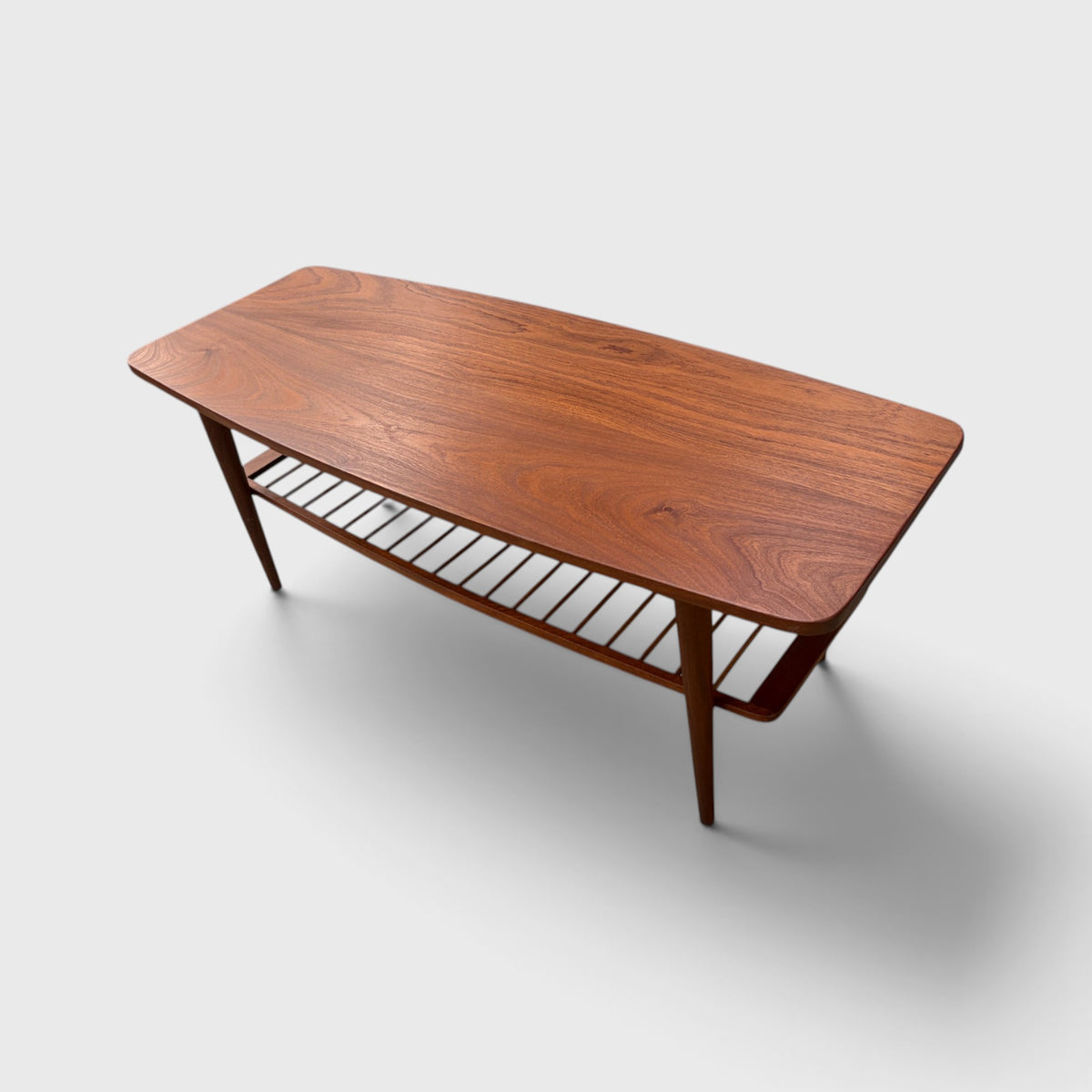 Mid-Century Solid Mahogany Coffee Table