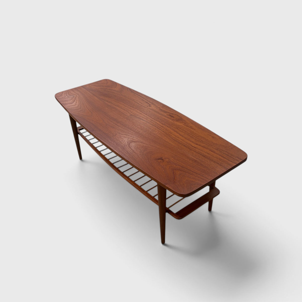 Mid-Century Solid Mahogany Coffee Table