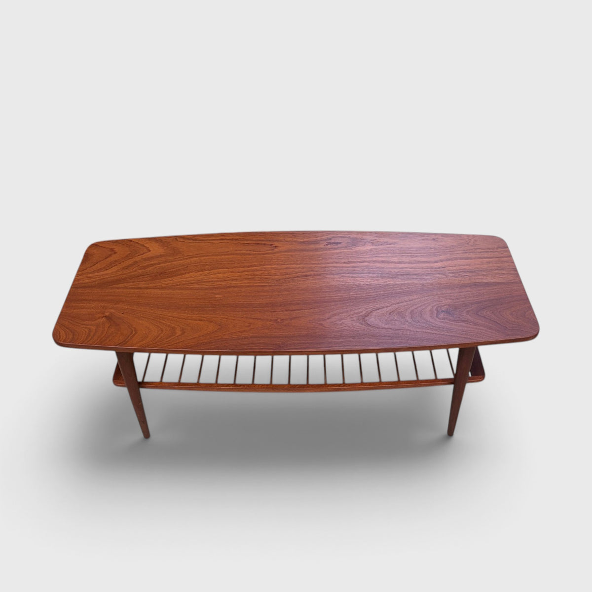 Mid-Century Solid Mahogany Coffee Table