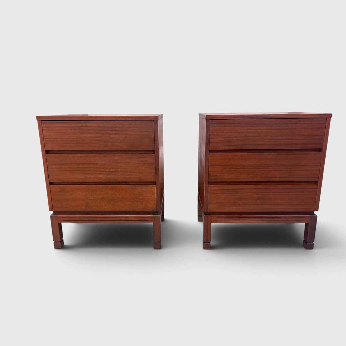 Mid-Century Danske Mobler Large Bedside Tables