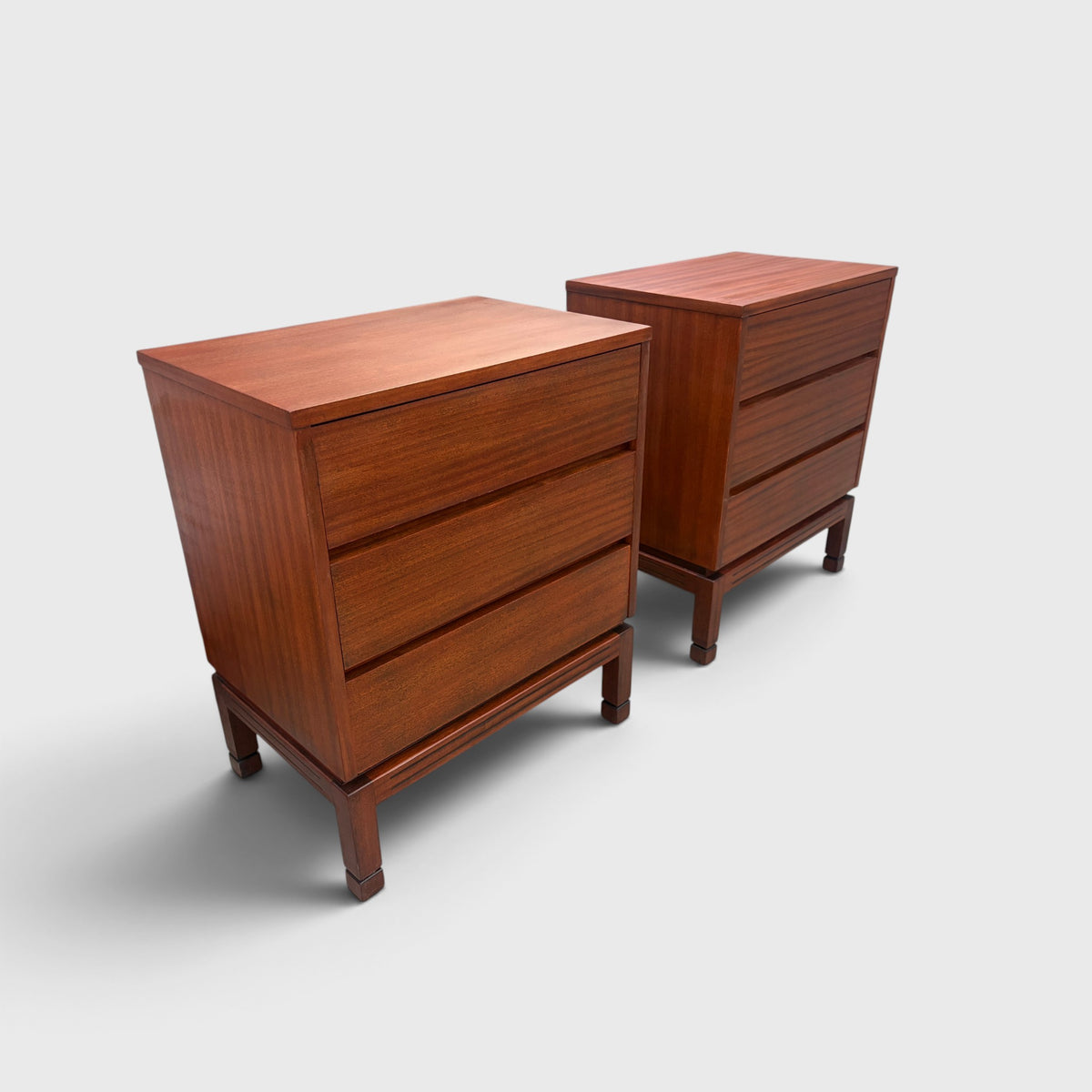 Mid-Century Danske Mobler Large Bedside Tables