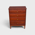 Mid-Century 4 Draw Tallboy Solid Mahogany