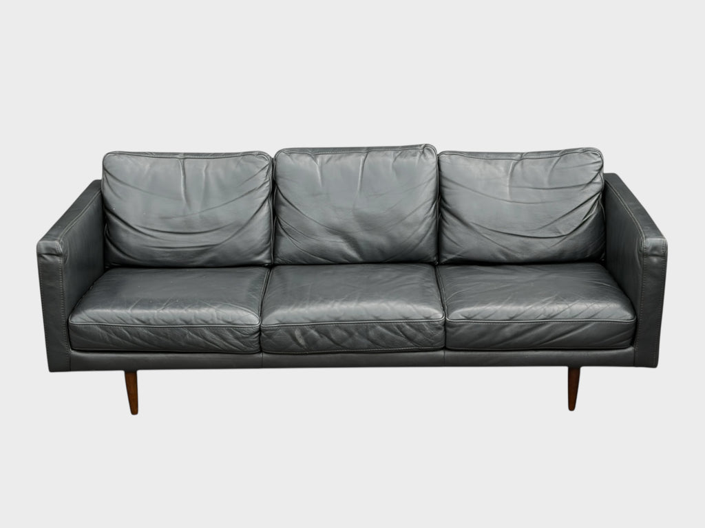 Freedom Docklands Black Leather - 3 Seater