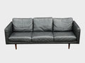 Freedom Docklands Black Leather - 3 Seater