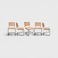 Cesca Breuer Dining Chair 5x - Natural