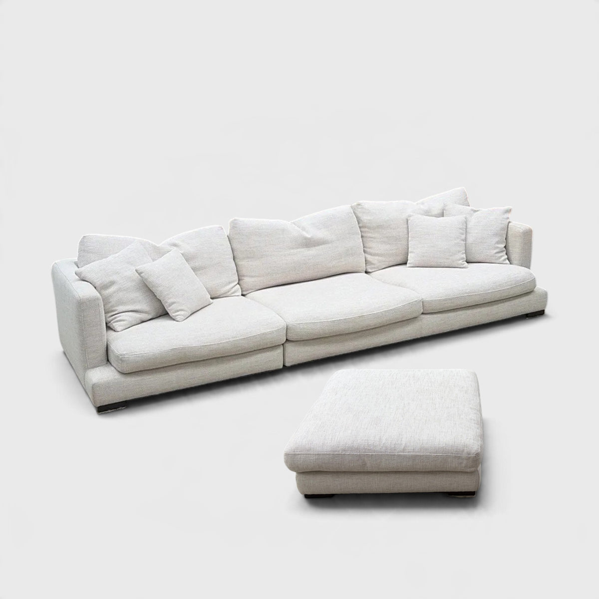 Freedom Long Island Couch + Ottoman - Alpha Natural